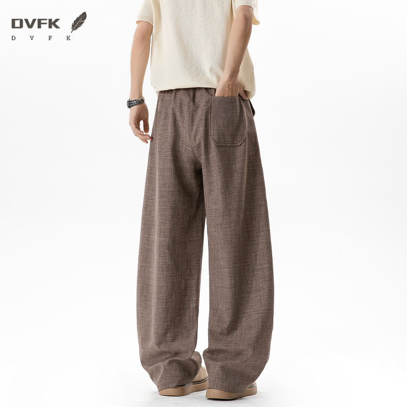 بنطلون رجالي واسع الساق من الك - مراجعة Linen Pant Wide وسعره