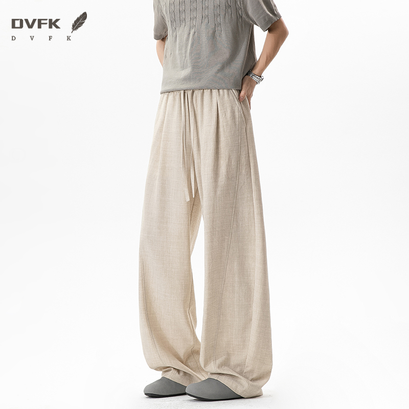 بنطلون رجالي واسع الساق من الك - مراجعة Linen Pant Wide وسعره
