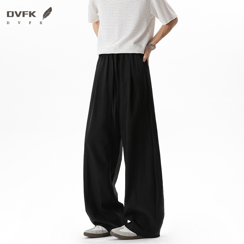 بنطلون رجالي واسع الساق من الك - مراجعة Linen Pant Wide وسعره