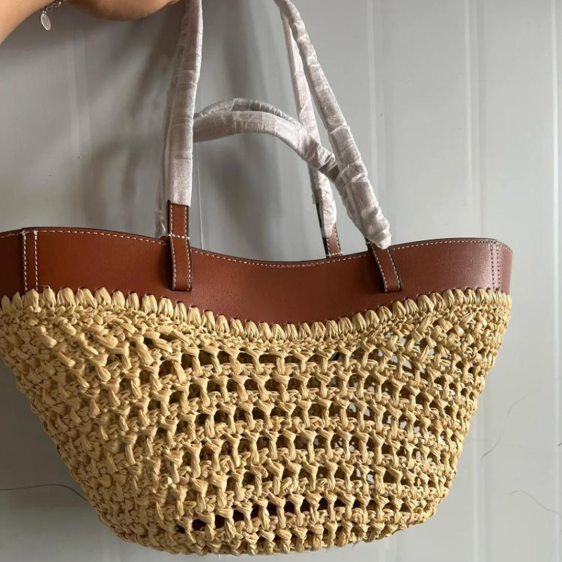 العلامة التجارية جوفاء المنسوج - مراجعة Crochet Bag Raffia وسعره