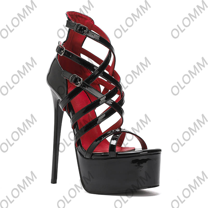 كعب نسائي مصنوع يدويًا من الجل - مراجعة Sandal Strappy Heeled وسعره